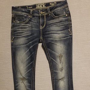 Buckle Black Skinny Fit No 53 Size 26 x 31 ½ (Professional Tailored to 31 ½L)